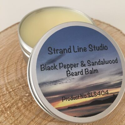 Strand Line Studio | Black Pepper and Sandalwood Beard Balm