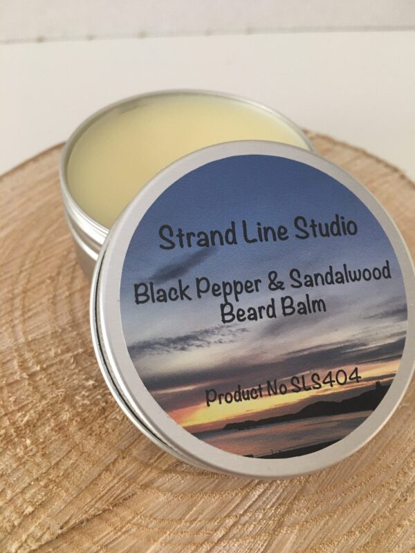 Strand Line Studio | Black Pepper and Sandalwood Beard Balm