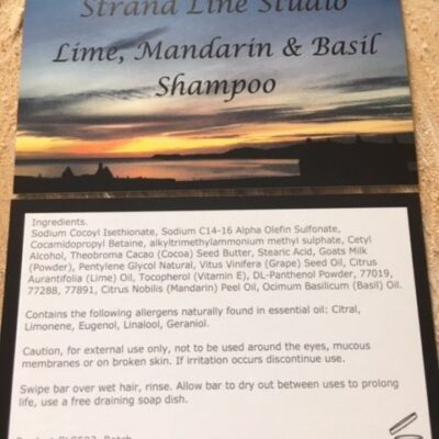 Strand Line Studio | Lime, Mandarin and Basil Shampoo