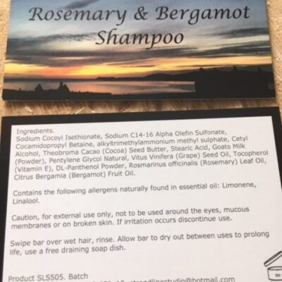 Strand Line Studio | Rosemary and Bergamot Shampoo