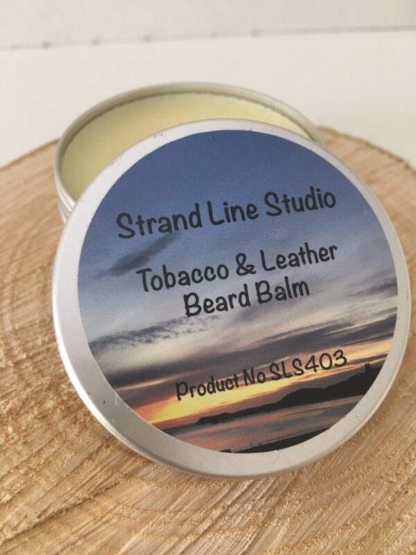 Strand Line Studio | Tobacco and Leather Beard Balm